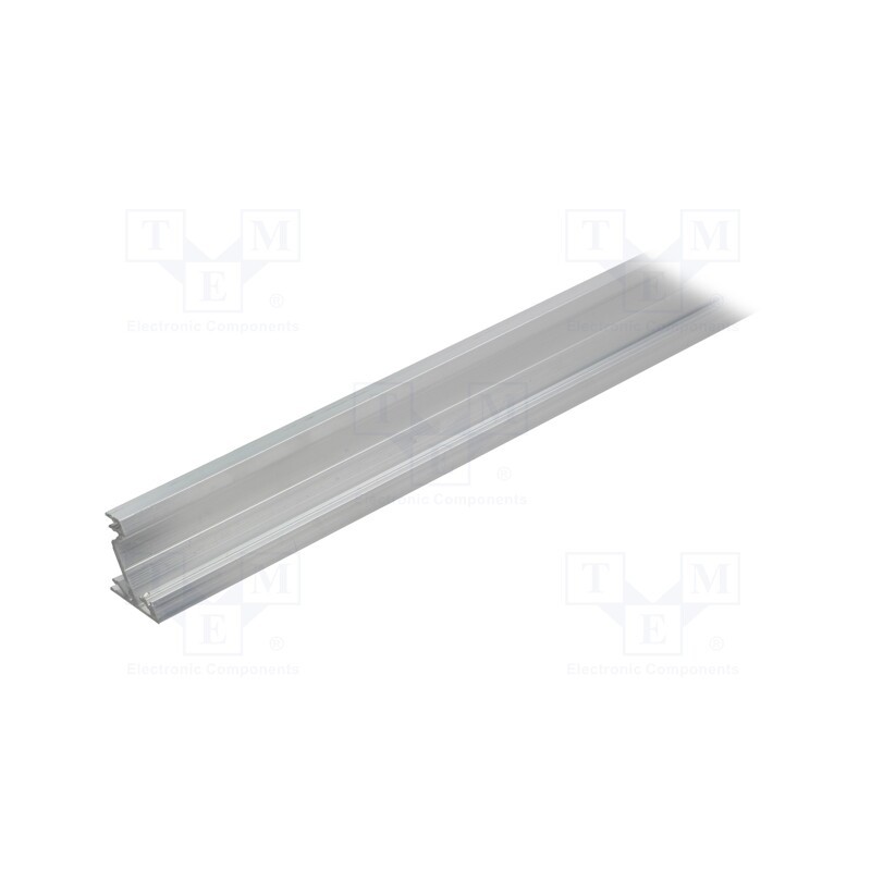10 pcs : A4010000S - Profiles for LED modules, natural, L: 1m, CORNER14, aluminium