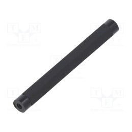 50 pcs : 181X45 - Screwed spacer sleeve, hexagonal, polyamide, M2, L: 45mm, black