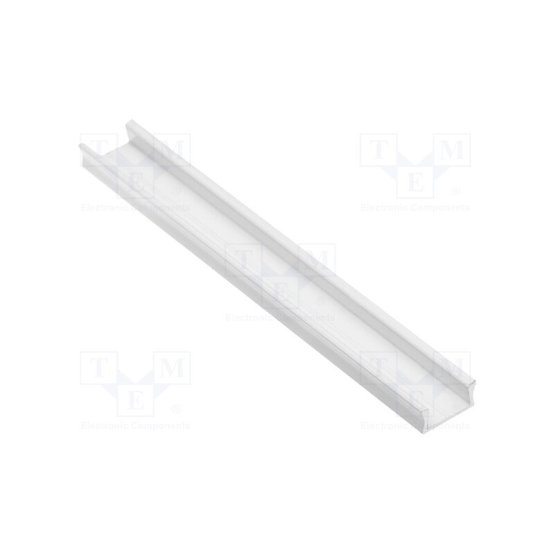 10 pcs : PA-GLAXMNK1M-AL-10 - Profiles for LED modules, white, 1m, GLAX MINI, aluminium