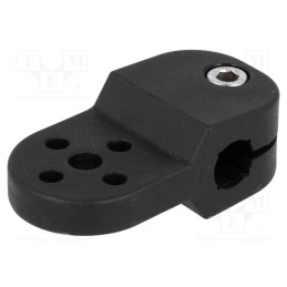 10 pcs : 440147 - Holder, D: 10mm, S: 8mm, polyamide, Mount.hole diam: 6.2mm