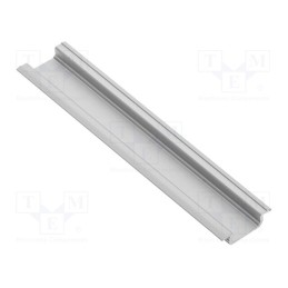 10 pcs : PA-GLAX1M-AL - Profiles for LED modules, silver, L: 1m, GLAX, aluminium, recessed
