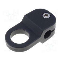 10 pcs : 440135 - Holder, D: 10mm, S: 8mm, polyamide, Mount.hole diam: 19mm