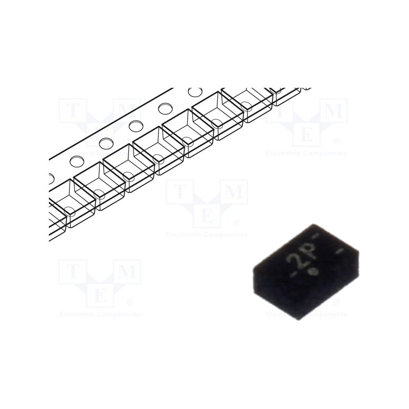 10 pcs : TPD4E004DRYR - Diode: TVS array, Ubr: 6V, unidirectional, SON6, Ch: 4