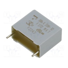 10 pcs : F17724102004 - Capacitor: polyester, 100nF, 310VAC, 630VDC, 15mm, ±10%, -40÷110°C