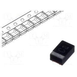 10 pcs : F981C106MSA - Capacitor: tantalum, 10uF, 16VDC, SMD, S, 1206, ±20%, -55÷125°C