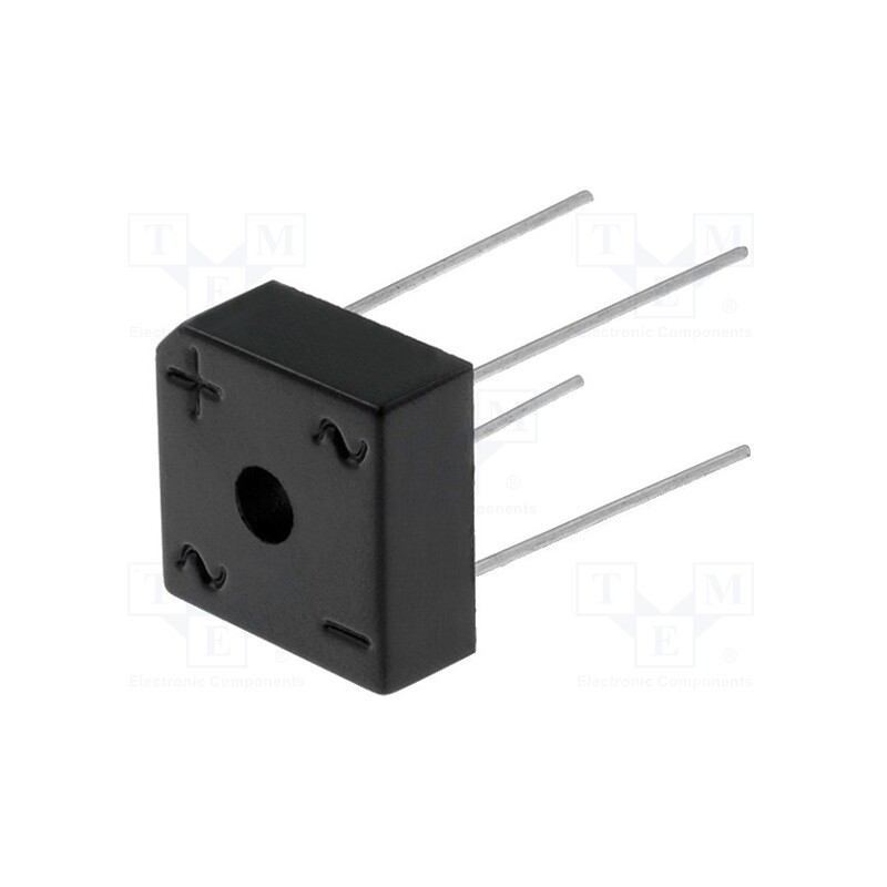 10 pcs : KBPC108 KBPC1 WIRE - Bridge rectifier: single-phase, Urmax: 800V, If: 2A, Ifsm: 45A, THT