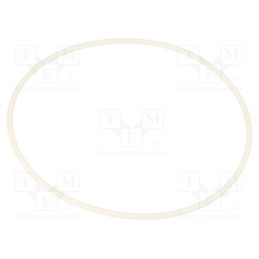 50 pcs : 01 0075.00X 2 ORING 70SI WHITE - O-ring gasket, silicone, Thk: 2mm, Øint: 75mm, white, -60÷160°C