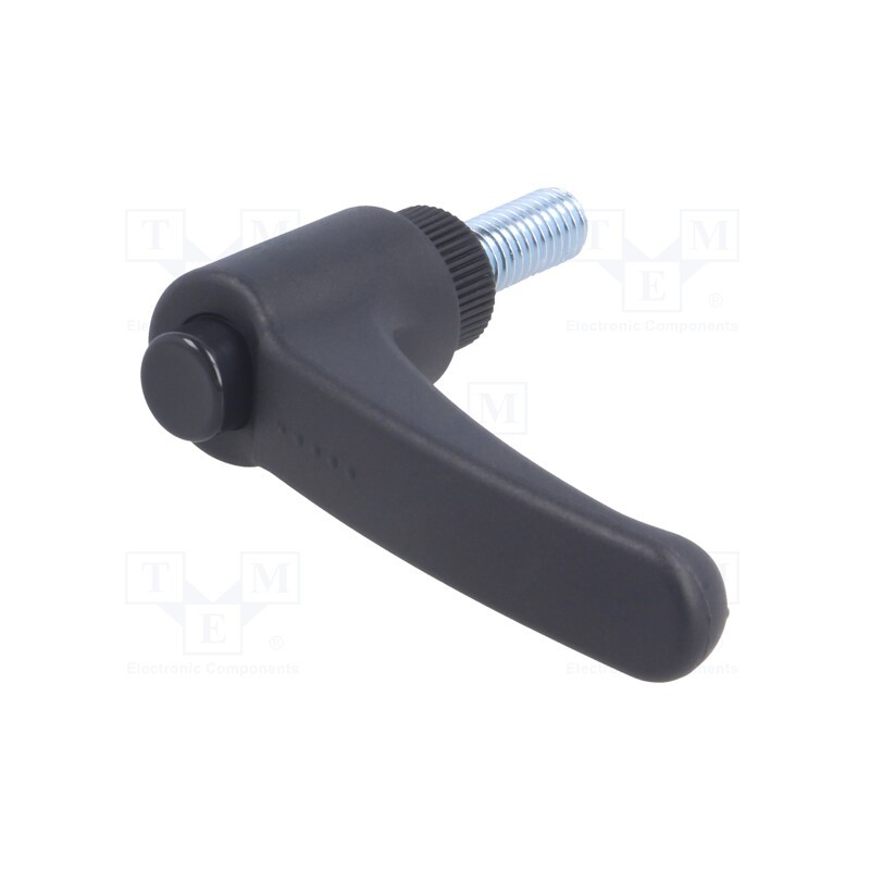 10 pcs : ERX.63 P-M8X20-C1 - Lever, adjustable, Thread len: 20mm, Lever length: 63mm, -30÷130°C