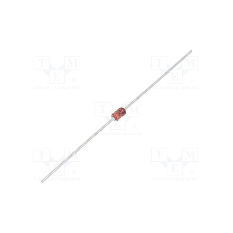 50 pcs : 1N4742ATR - Diode: Zener, 1W, 12V, DO41, single diode, 5uA