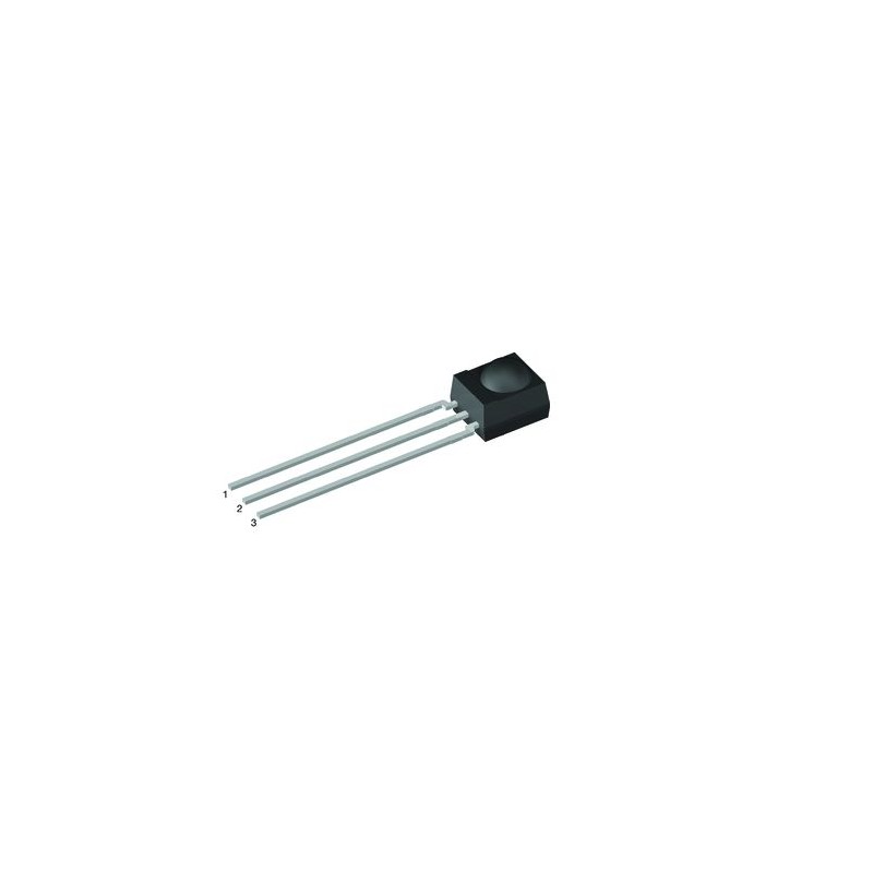 10 pcs - Vishay TSOP34338, 38kHz IR Receiver, 950nm ± 45, 45m Range