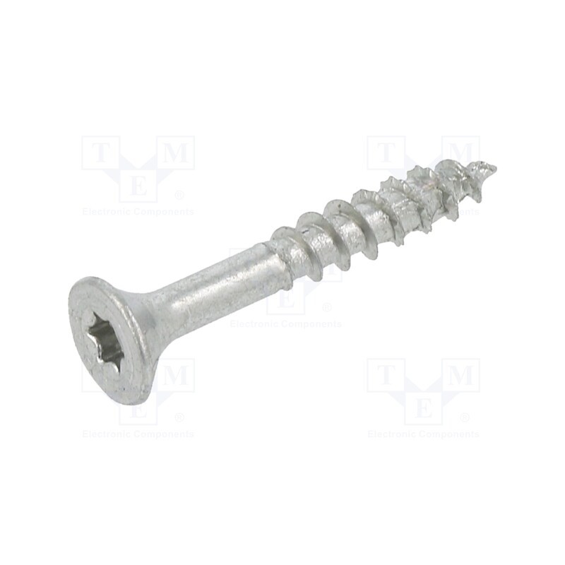 500 pcs : 3337004 - Screw, for wood, 4.5x30, Head: countersunk, Torx®, TX20, WIROX®
