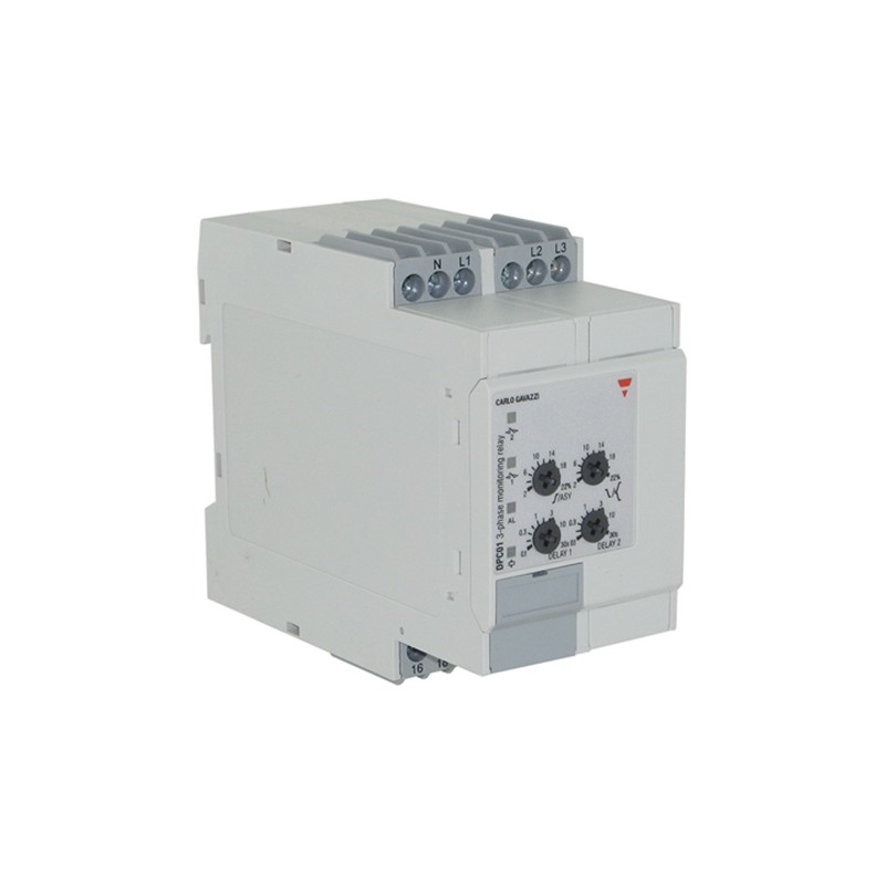 1 pcs - Carlo Gavazzi Phase, Voltage Monitoring Relay, 3, 3+N Phase, SPDT, 510 - 793V ac, DIN Rail