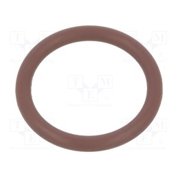 50 pcs : 01-0022.00X3 ORING 80FPM BROWN - O-ring gasket, FPM, Thk: 3mm, Øint: 22mm, brown, -20÷200°C