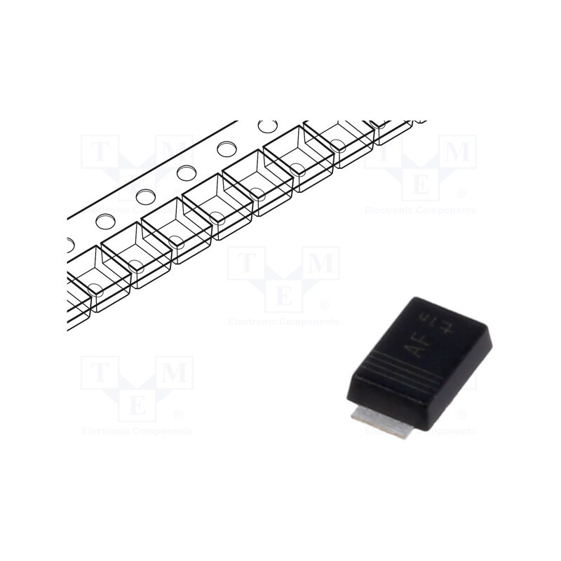 10 pcs : PMEG4050EP-QX - Diode: Schottky rectifying, SMD, 40V, 5A, CFP5,SOD128,