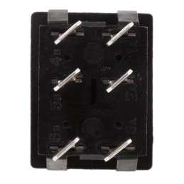 1 pcs - Arcolectric (Bulgin) Ltd DPDT, (On)-Off-(On) Rocker Switch Panel Mount