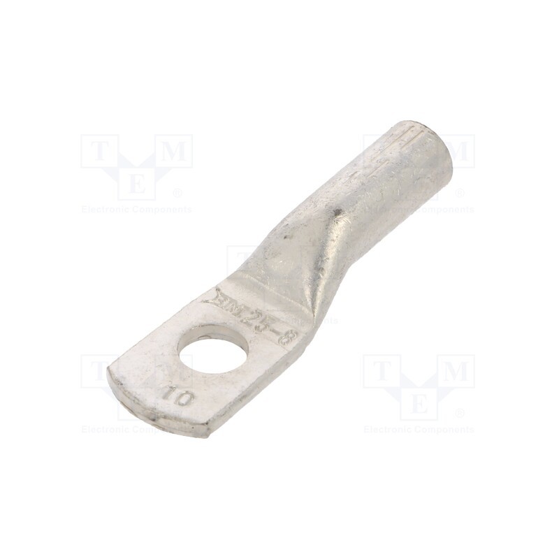 10 pcs : BM80637 - Tip: ring tube, M8, 25mm2, crimped, for cable, straight, tinned