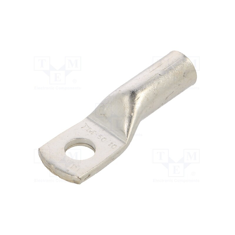 10 pcs : BM80843 - Tip: ring tube, M10, 50mm2, crimped, for cable, straight, tinned