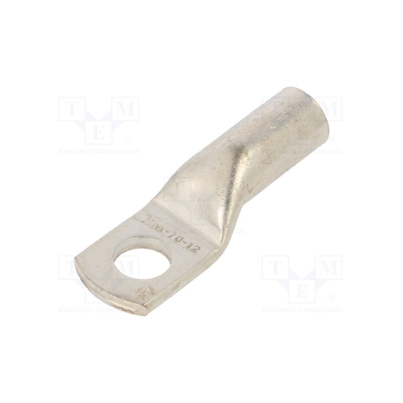 10 pcs : BM80949 - Tip: ring tube, M12, 70mm2, crimped, for cable, straight, tinned