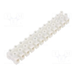 10 pcs : BM9202 - Terminal block, screw terminal, 6mm2, 400V, ways: 12, terminals: 24