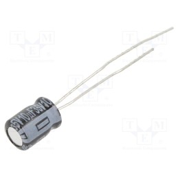 50 pcs : ECEA1VKA100I - Capacitor: electrolytic, THT, 10uF, 35VDC, Ø5x7mm, Pitch: 2.5mm