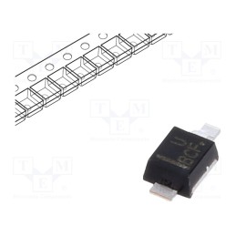 10 pcs : MBRM120LT1G - Diode: Schottky rectifying, SMD, 20V, 1A, DO216AA,