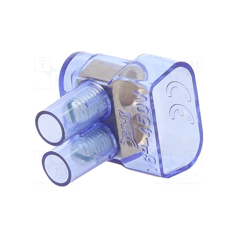 10 pcs : BM9416 - Terminal block, screw terminal, 16mm2, 450V, ways: 1, terminals: 2