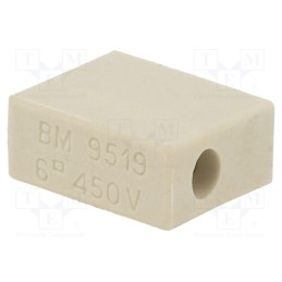 10 pcs : BM9519 - Terminal block, screw terminal, 6mm2, 450V, ways: 1, terminals: 2