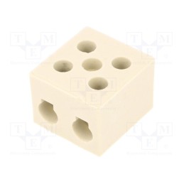 10 pcs : BM9523 - Terminal block, screw terminal, 16mm2, 450V, ways: 2, terminals: 4