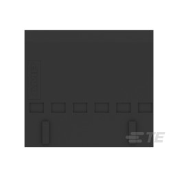 10 pcs - TE Connectivity, FFC Female PCB Connector Housing, 2.54mm Pitch, 6 Way, 1 Row