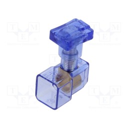10 pcs : BM994Q - Terminal block, spring clamp, 10mm2, 450V, ways: 1, terminals: 1