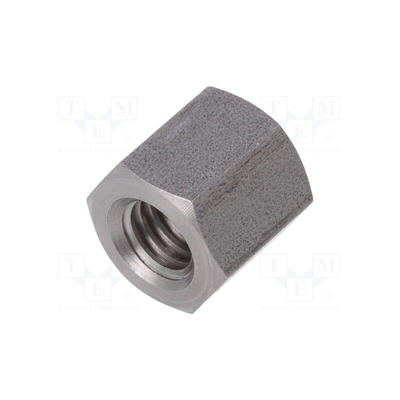 50 pcs : 149X10 - Screwed spacer sleeve, 10mm, Int.thread: M6, hexagonal