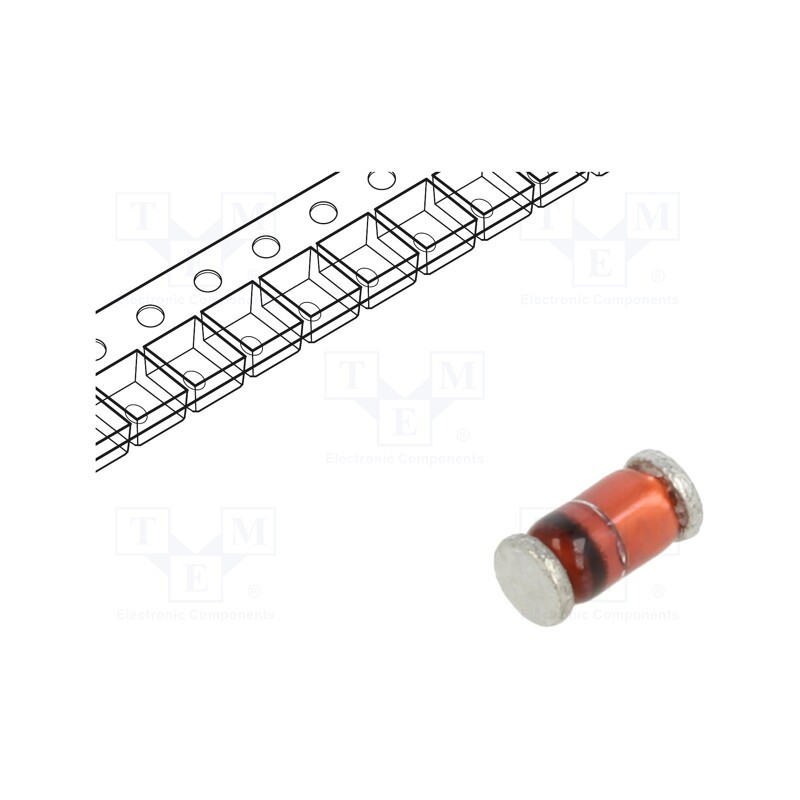 20 pcs : ZMY16-GS08 - Diode: Zener, 1W, 16V, SMD, , MELF, single diode