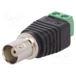 10 pcs : BNC-F-TB - Adapter, BNC female,terminal block, PIN: 2