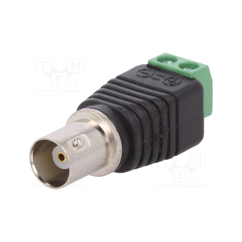10 pcs : BNC-F-TB - Adapter, BNC female,terminal block, PIN: 2