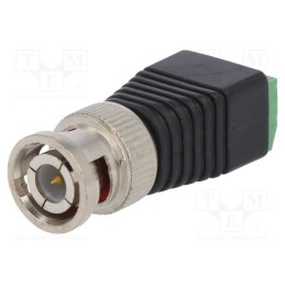 10 pcs : BNC-M-TB - Adapter, BNC male,terminal block, PIN: 2