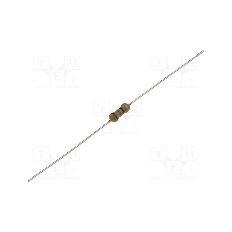 500 pcs : CF1/2WS-12K - Resistor: carbon film, THT, 12kΩ, 500mW, ±5%, Ø2.3x6mm, axial