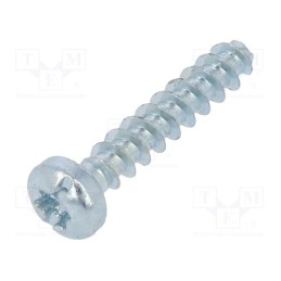 500 pcs : 3148599 - Screw, for plastic, 4x14, Head: cheese head, slotted,Torx®, zinc