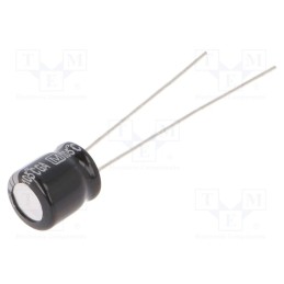 50 pcs : EEAGA1A470 - Capacitor: electrolytic, THT, 47uF, 10VDC, Ø6.3x7mm, Pitch: 2.5mm