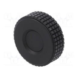 10 pcs : MBT.40 B-6-C9 - Knob, Ø: 39.5mm, H: 24mm, technopolymer PP, Ømount.hole: 6mm, MBT-B