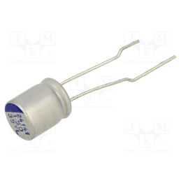 10 pcs : YL1V157M0809MPF - Capacitor: hybrid, THT, -55÷125°C, Body dim: Ø8x9.5mm, 150uF, 35VDC