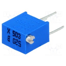 10 pcs : T67X-50K - Potentiometer: mounting, multiturn, 50kΩ, 250mW, ±10%, linear, THT