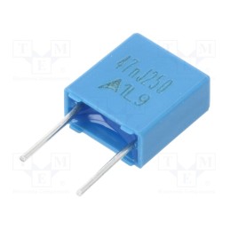 50 pcs : B32529C3473J000 - Capacitor: polyester, 0.047uF, 160VAC, 250VDC, 5mm, ±5%, -55÷125°C