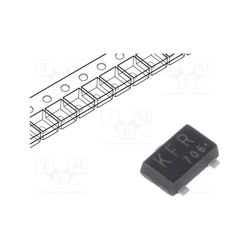 20 pcs : SSM3K339R - Transistor: N-MOSFET, unipolar, 40V, 2A, 1W, SOT23F