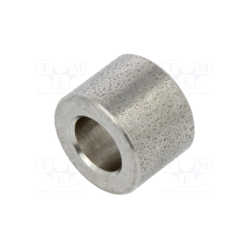 20 pcs : 348/4,3X06 - Spacer sleeve, 6mm, cylindrical, stainless steel, Out.diam: 8mm