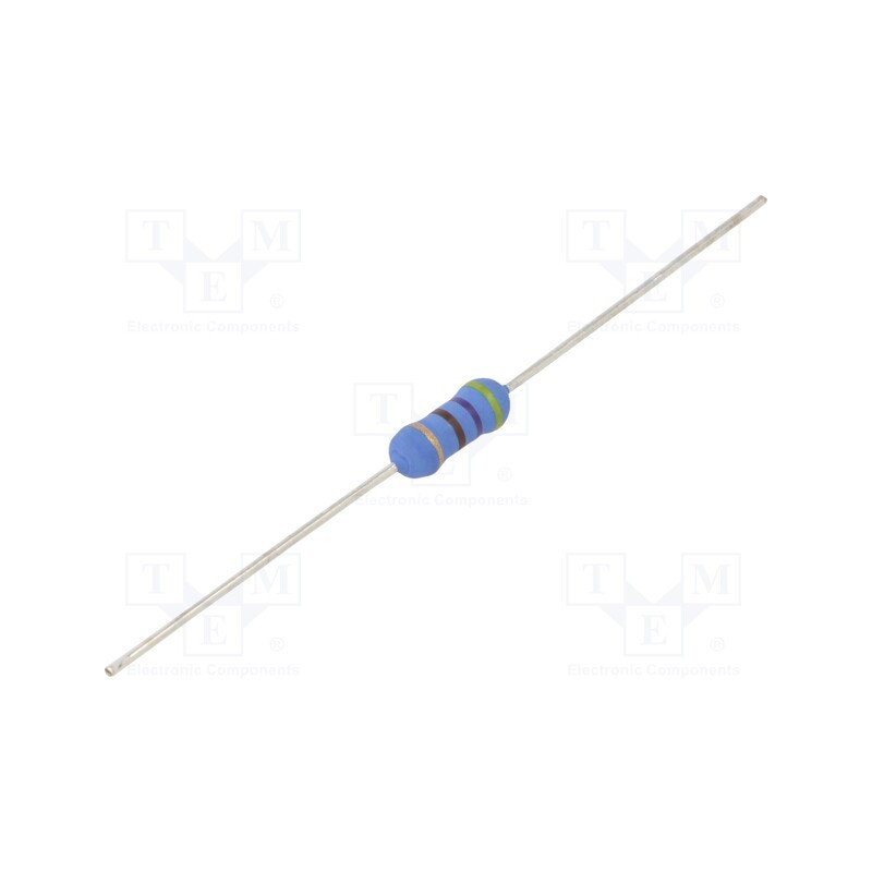 50 pcs : 1-1625886-8 - Resistor: metal oxide, 470Ω, 1W, ±5%, Ø3.5x10mm, -55÷155°C
