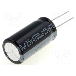 20 pcs : EWH1EM472L30OT - Capacitor: electrolytic, THT, 4700uF, 25VDC, Ø16x30mm, Pitch: 7.5mm