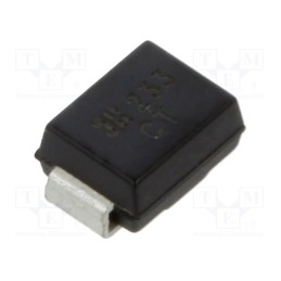 20 pcs : SMBJ43CA-13-F - Diode: TVS, 600W, 44.4V, 8.6A, bidirectional, SMB,