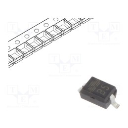 20 pcs : PESD1IVN27-AX - Diode: TVS array, 28÷38V, 3A, bidirectional, SC76,SOD323