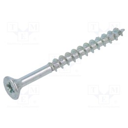 500 pcs : 1347470 - Screw, for wood, 4x45, Head: countersunk, Pozidriv, PZ2, zinc, SPAX®