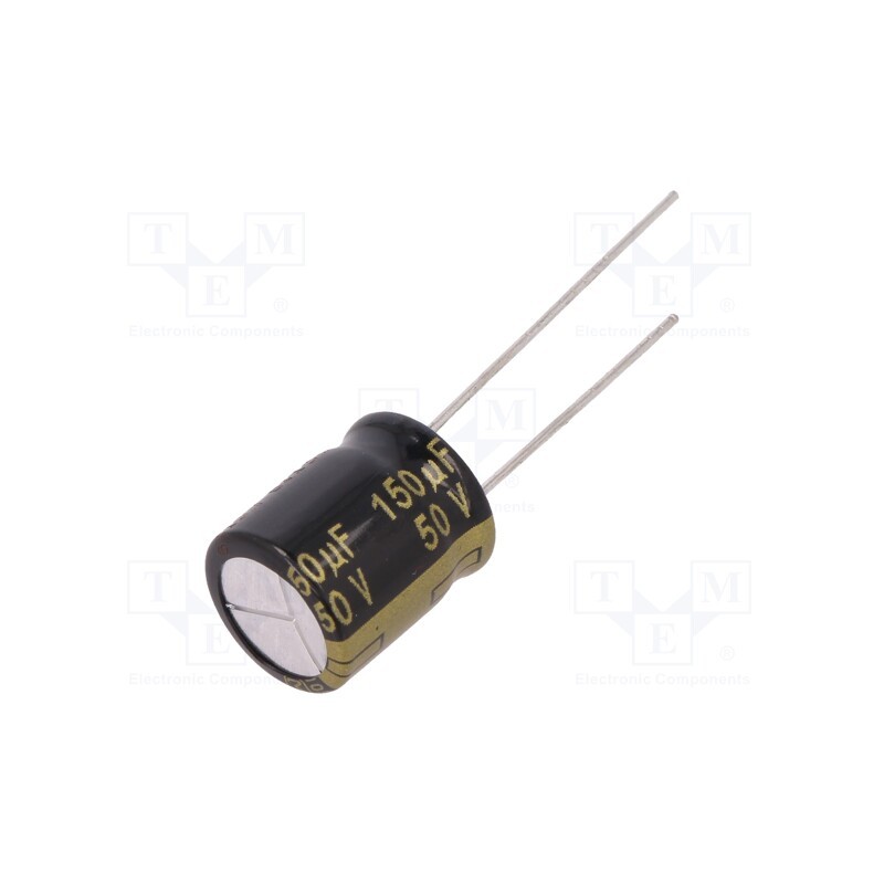 20 pcs : EEUFM1H151 - Capacitor: electrolytic, low ESR, THT, 150uF, 50VDC, Ø10x12.5mm
